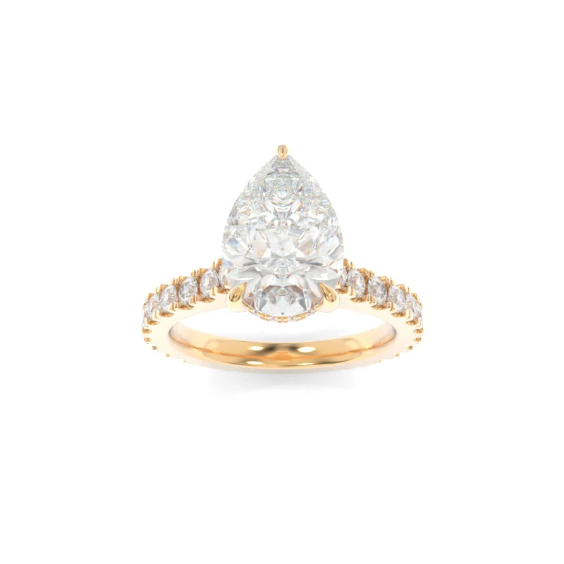 black diamond engagement rings -Jessie Ring Pear