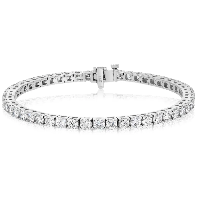 women's colorful bracelet -7.00 Carat Diamond Tennis Bracelet