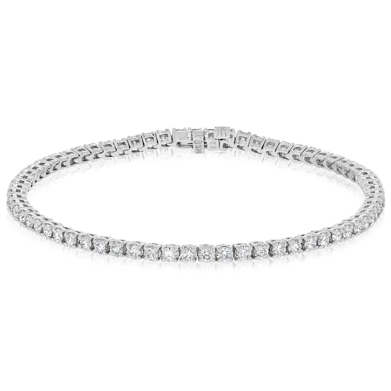 women's luxury diamond bangle -3 Carat Diamond Tennis Bracelet