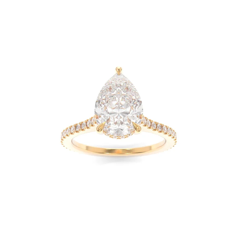 elegant engagement rings -Elle Ring Pear