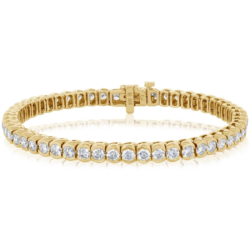 women's celestial bangle -5 Carat Diamond Tennis Bracelet