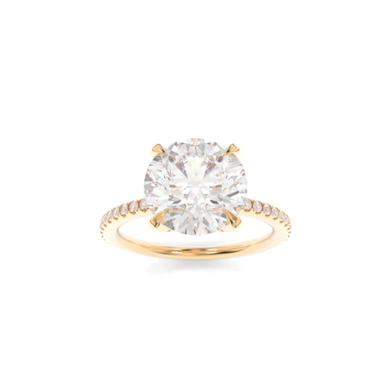 classic engagement rings -Selena Ring Round