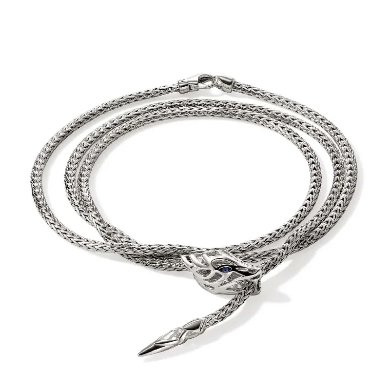 women's feather bangle -JOHN HARDY Naga Triple Wrap Bracelet