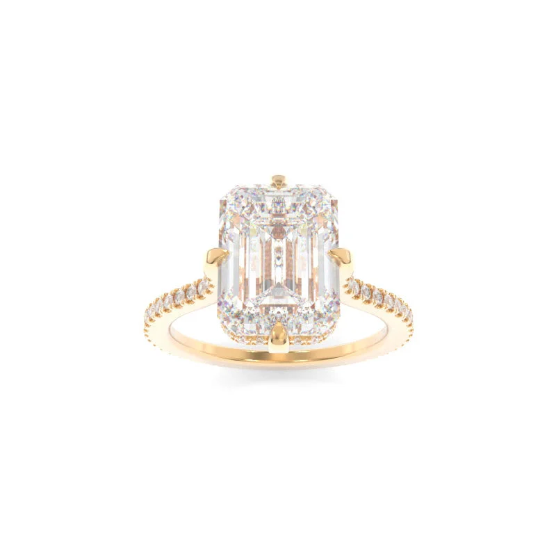 princess cut engagement rings -Emalyn Ring Emerald