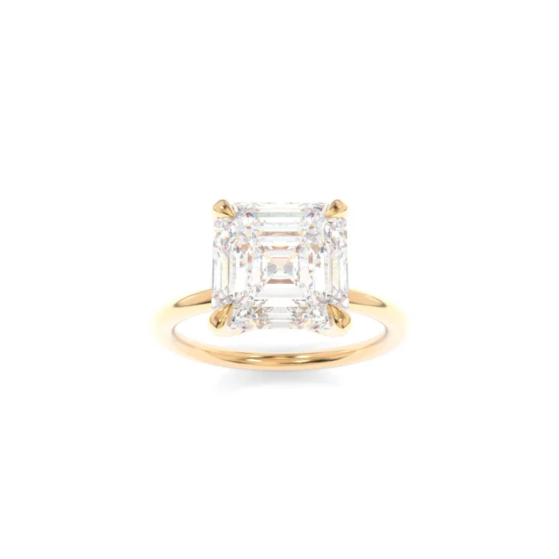 custom-designed engagement rings -Selena Solitaire Asscher