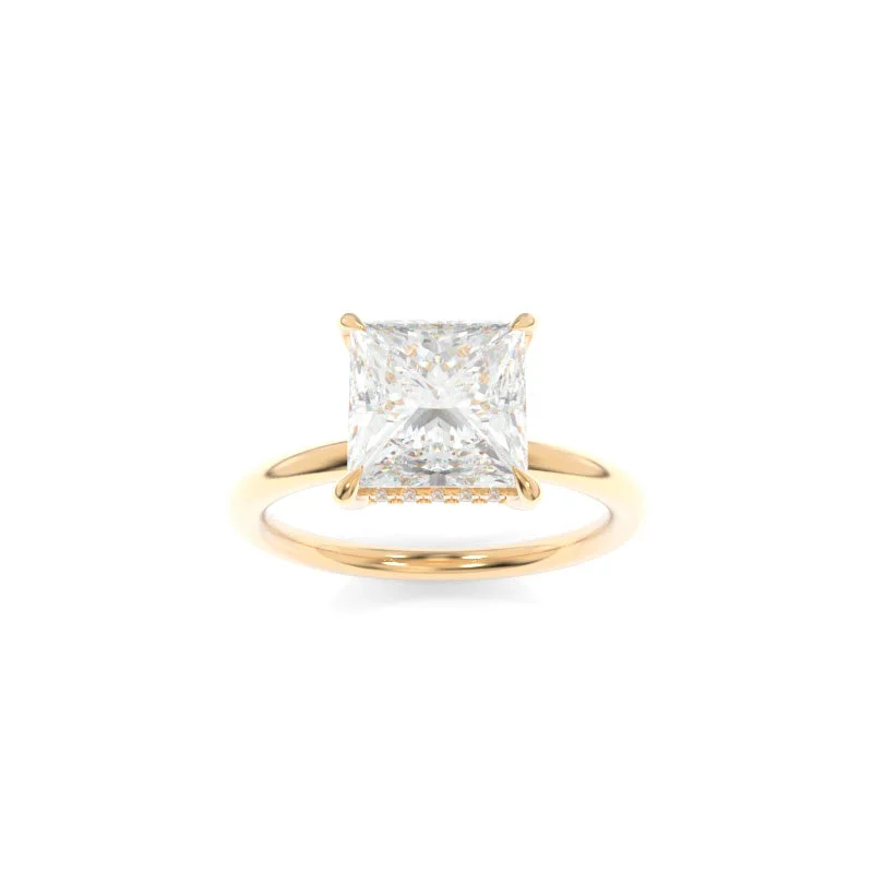 princess halo engagement rings -Taylor Solitaire Princess