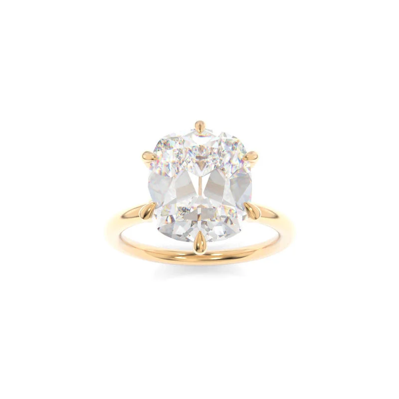 gemstone engagement rings -Jennie Solitaire Old Mine Cushion